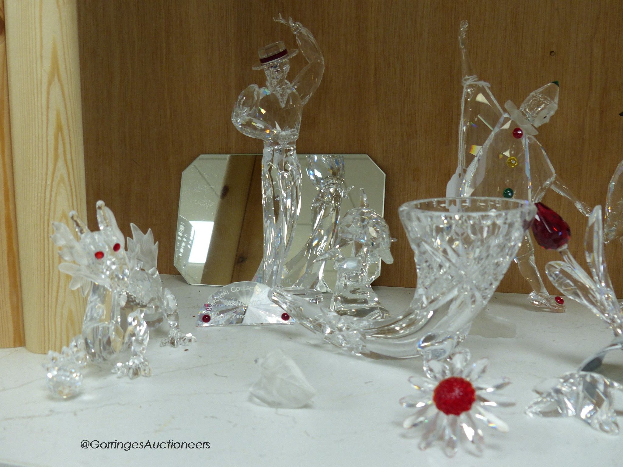 Swarovski Antoniom Columbine, Pierrot and Anna and other Swarovski, unboxed